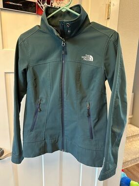 The North Face Teal Zip Jacket - Teal